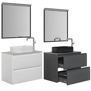 Allen Brau Fantasy 80-100-120 two drawers 3D model