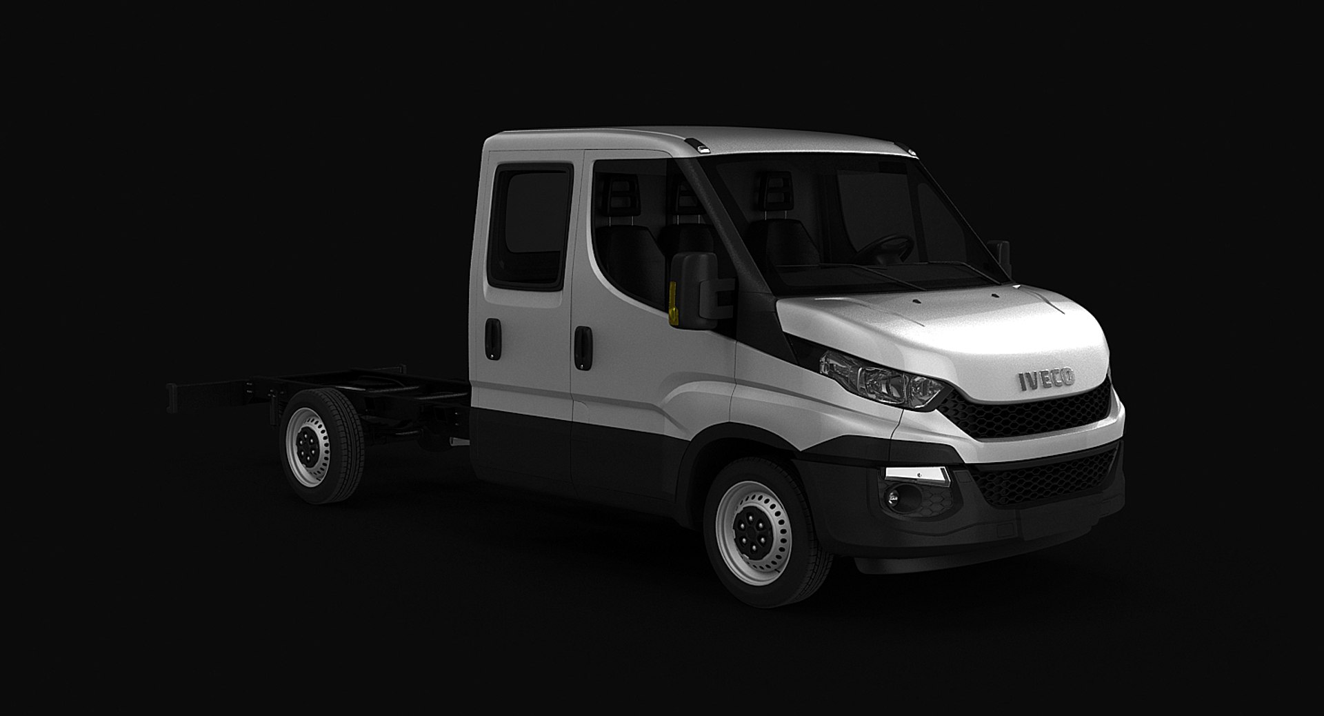 3d Model Iveco Daily 2016 Crew