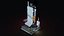 Sci-Fi Low Poly Skyscraper - Mobile Game Asset