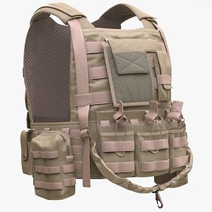 Military Vest 105 - All MH Bodies  UE5 Skeletons - Rigged