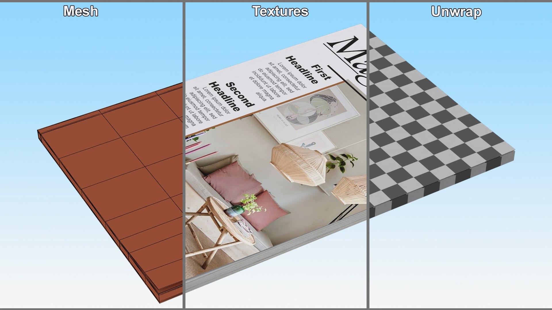 3D Interior Magazine Mockup https://p.turbosquid.com/ts-thumb/kq/YvHQEF/Oy/interiormagazinemockupc4dmodel012/jpg/1679361107/1920x1080/fit_q87/956aaab52124e7f2b9ac09e2dac499f84ae96dc8/interiormagazinemockupc4dmodel012.jpg