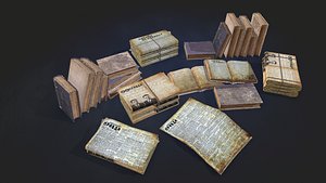 Newspapers and old books