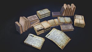 Newspapers and old books