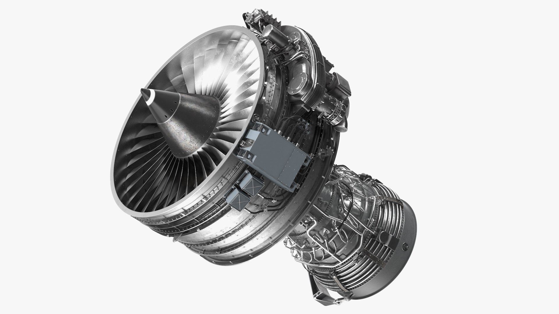 Aircraft Turbofan Engine CFM International CFM56 3D model - TurboSquid ...