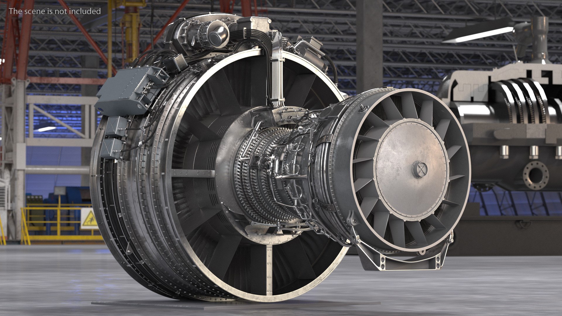 Aircraft Turbofan Engine CFM International CFM56 3D Model - TurboSquid ...