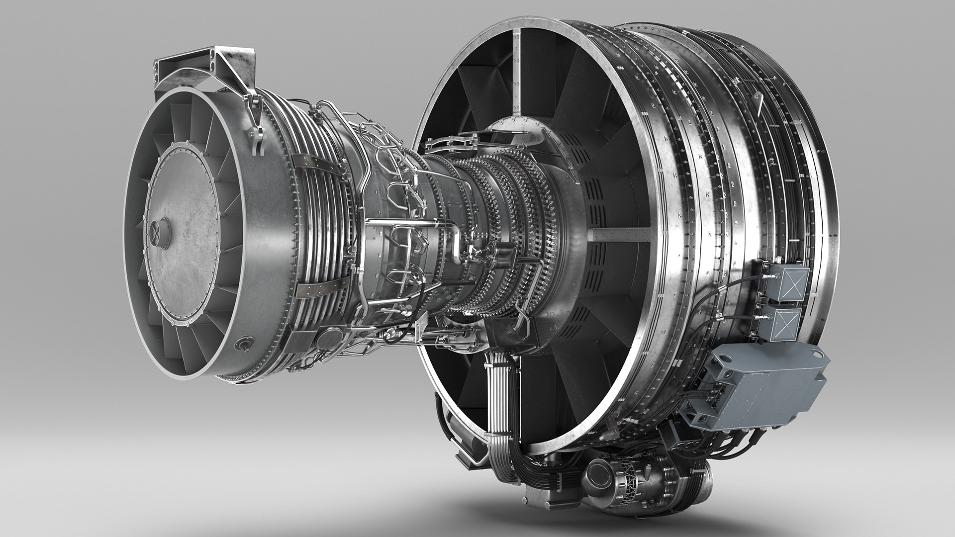 Aircraft Turbofan Engine CFM International CFM56 3D model - TurboSquid ...