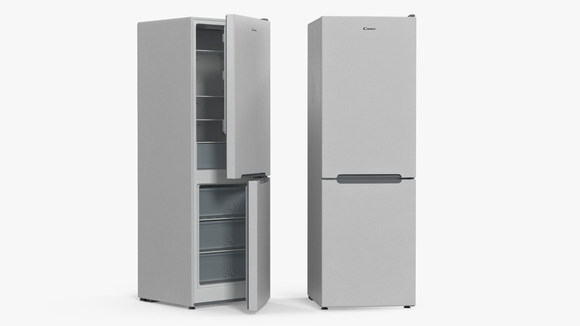 Fridge Candy CCRN 6180S White 3D model preview