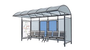 Bus stop 3D