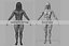 Naked Bodybuilder Muscular Woman Rigged