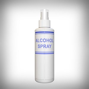 alcohol spray