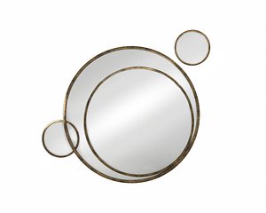 3D decor wall mirror model