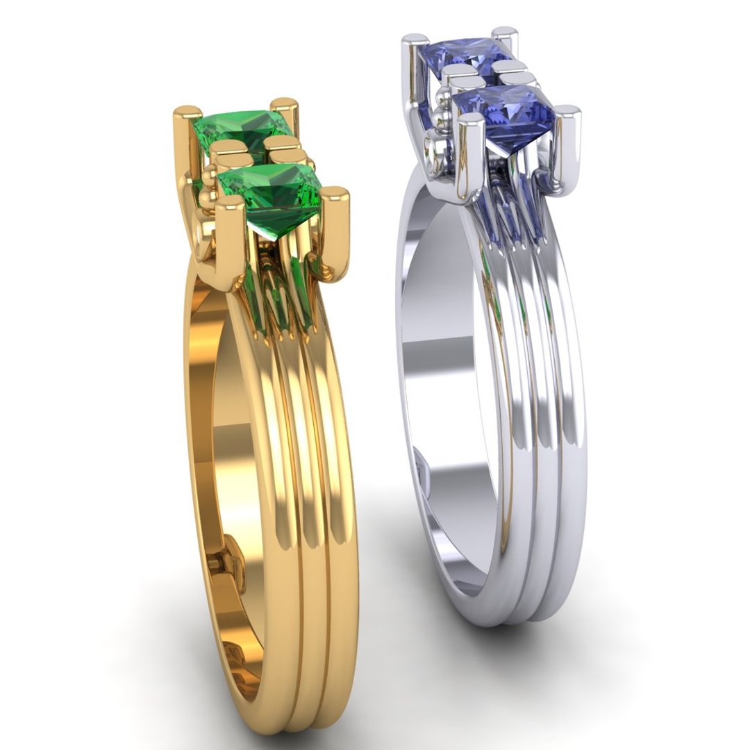 ring gem wedding 3D model https://p.turbosquid.com/ts-thumb/kq/oKWck9/Ln9TSCcV/doublerectangles19/jpg/1597232068/1920x1080/fit_q87/60cf39c9c6bdbfae44731dbd66b4182ffae8826a/doublerectangles19.jpg