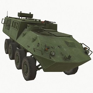 bison armoured carrier 3D model