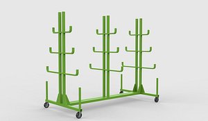 Pipe Rack 03 3D model 3D model