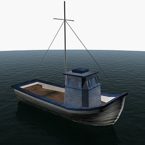 3D Fishing boat
