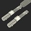 Star Wars Anakin Skywalker Lightsaber 3D Models Set