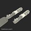 Star Wars Anakin Skywalker Lightsaber 3D Models Set
