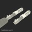 Star Wars Anakin Skywalker Lightsaber 3D Models Set