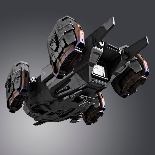 3D sf lander ship - TurboSquid 1378131