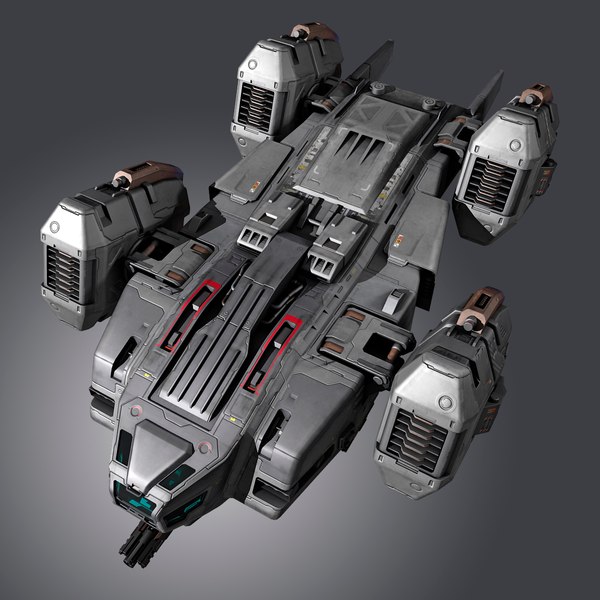 3D sf lander ship - TurboSquid 1378131