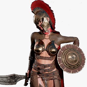 3D Gladiator Girl