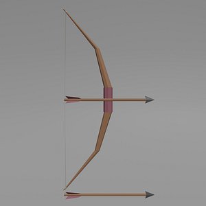 3D bow stylized model
