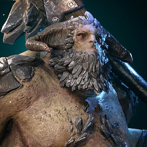 3D Cave Troll model
