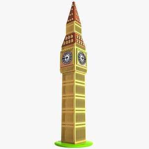 Cartoon Big Ben Tower