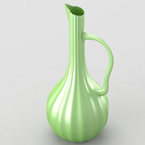 shiny decorative jar 3d obj