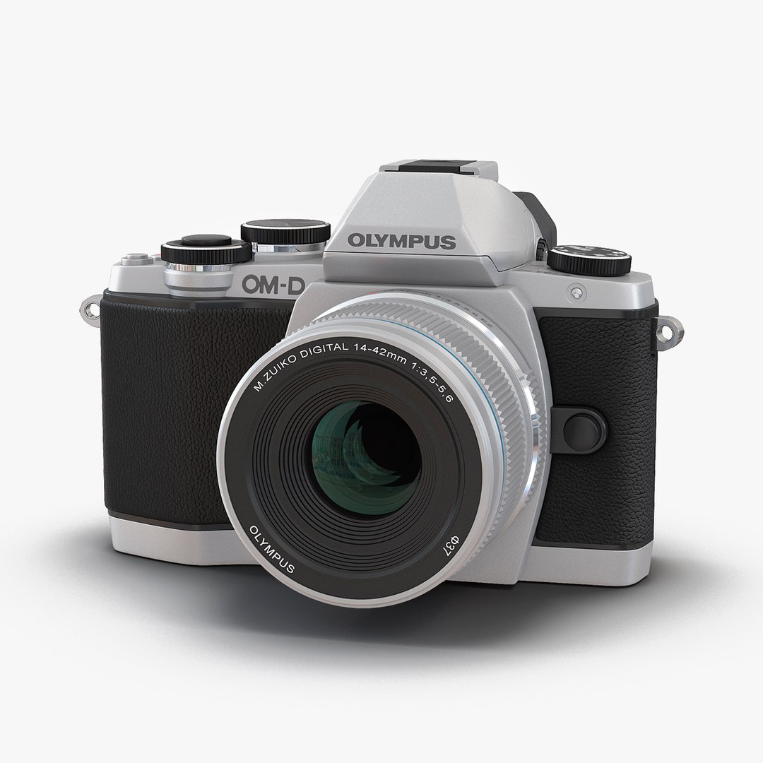 Olympus OM-D-E-M10 Silver 3D model preview