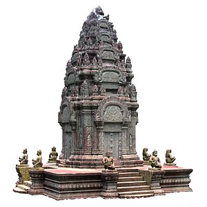 cambodia temple 3d max