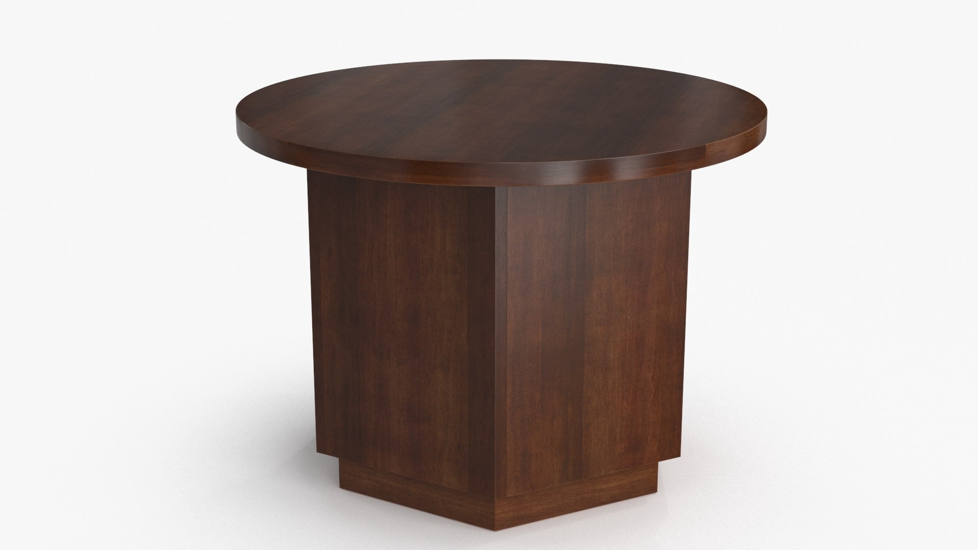 3D Wood Side Table Model - TurboSquid 2265841