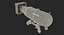 3D nuclear little boy bomb model