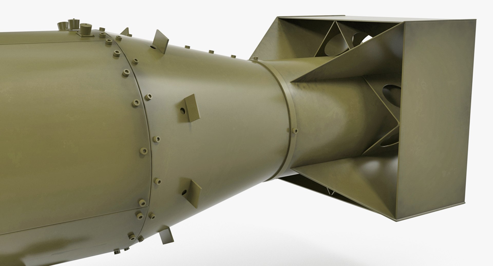 3D Nuclear Little Boy Bomb Model - TurboSquid 1276517