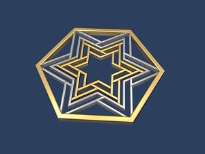 star david hexagon model