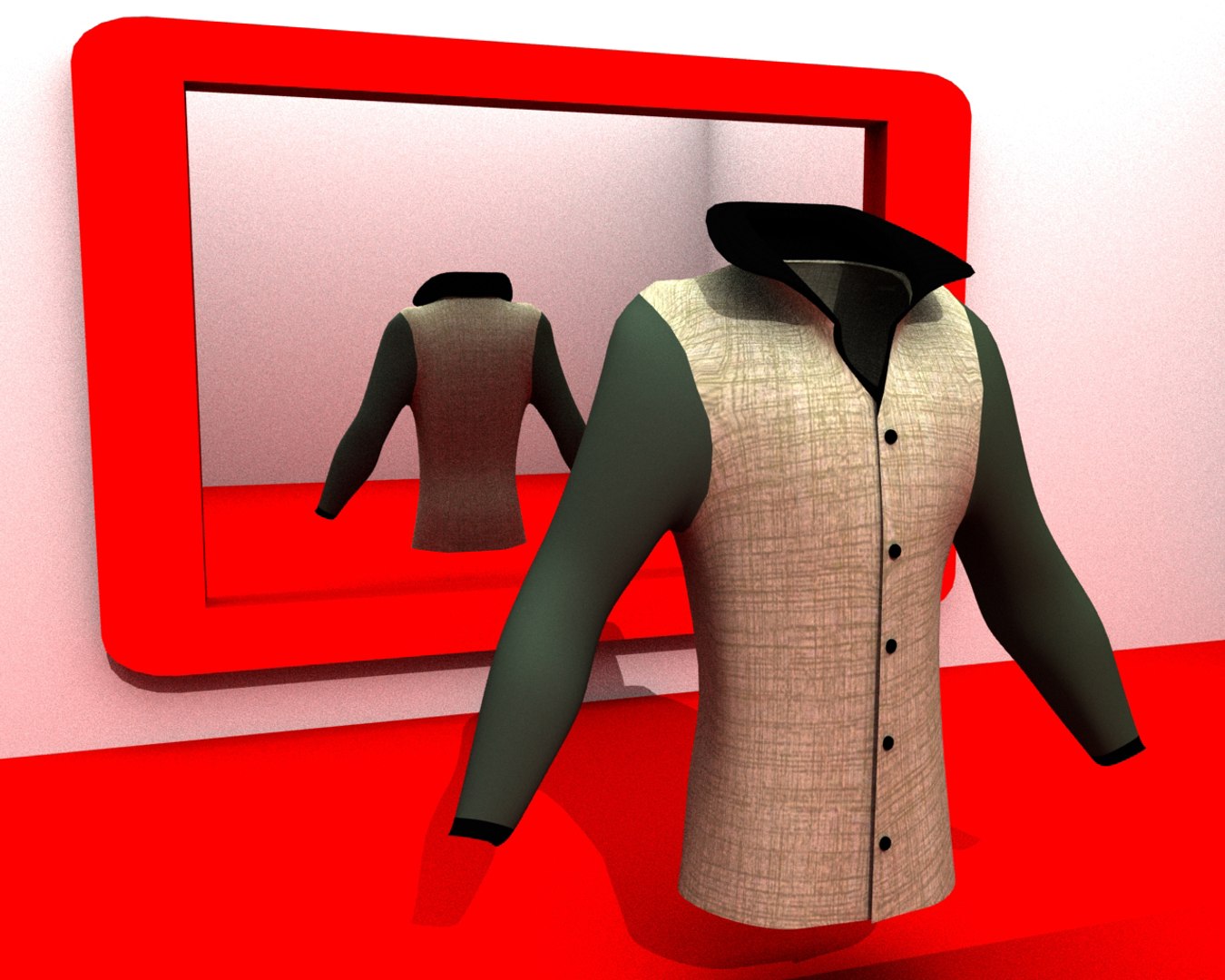 Shirt Model - TurboSquid 1470706