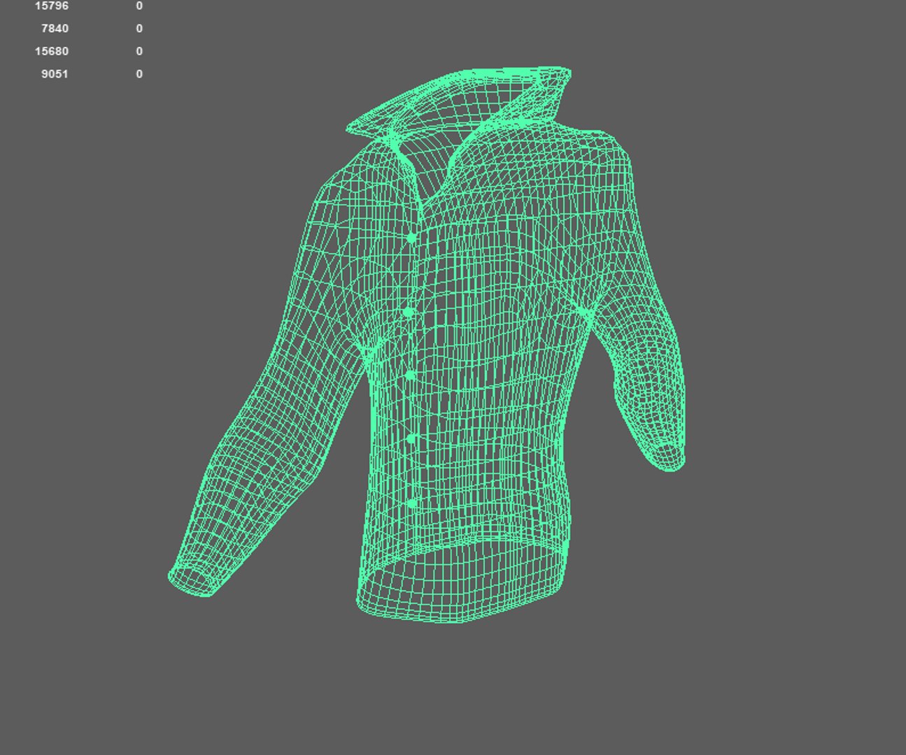 Shirt Model - TurboSquid 1470706