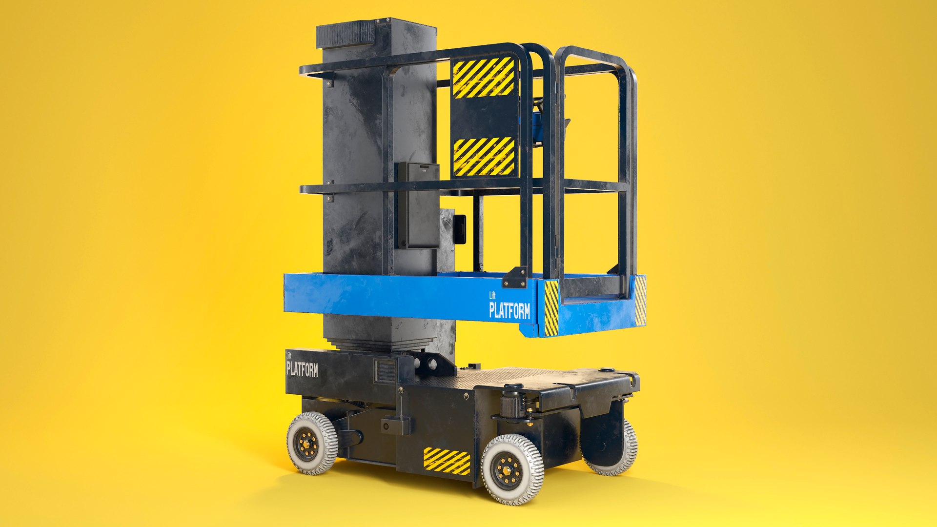 3D Self-propelled Lift Work Platform PBR Model - TurboSquid 2002230