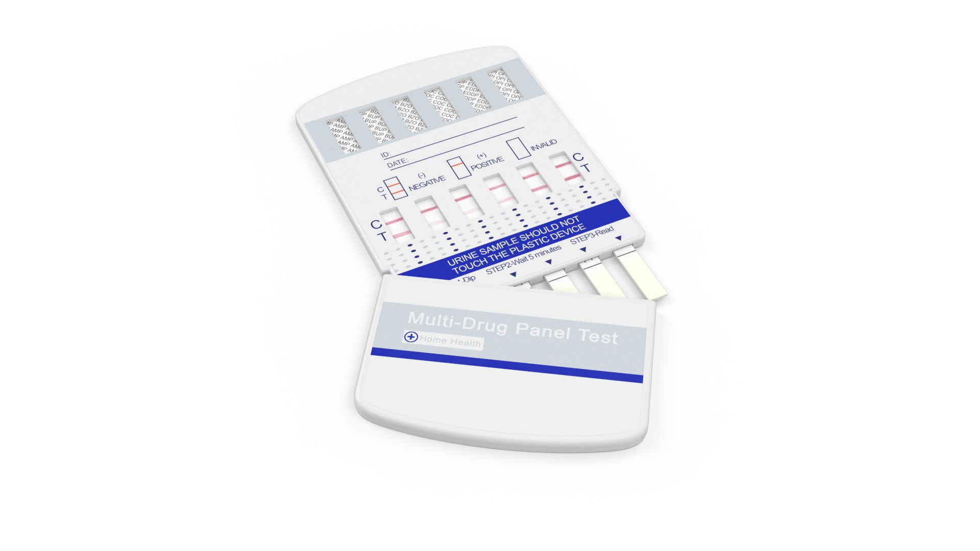 3D One Step Drug Testing Kit Used TurboSquid 1944047