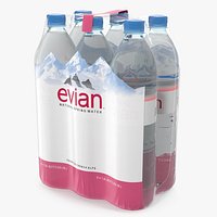 Evian Mineral Water 6 Bottle Pack