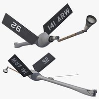 Aircraft Tanker Refueling Boom Drogue Rigged