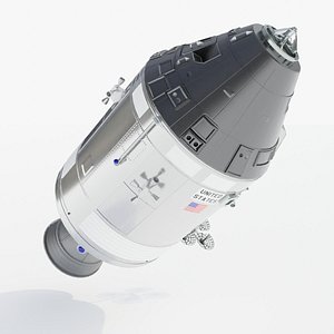 apollo orbiter command module 3d model
