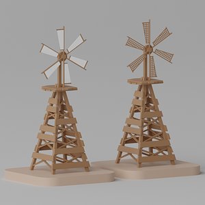 Cartoon Windmill