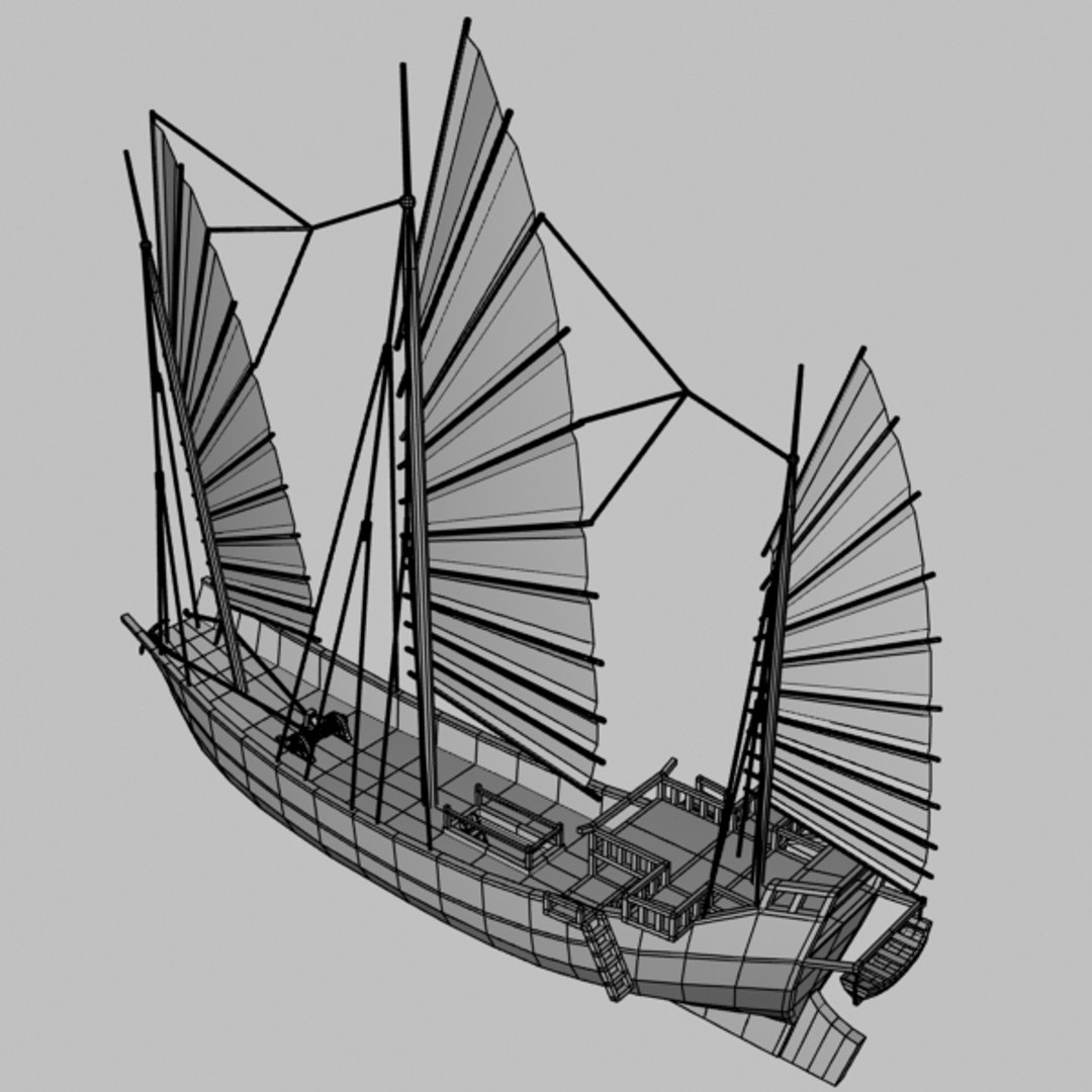 Chinese Junk 3d Model