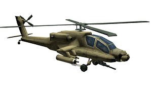 3D model helicopter aircraft vehicle
