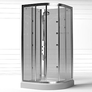 huppe bath cabin 3d max