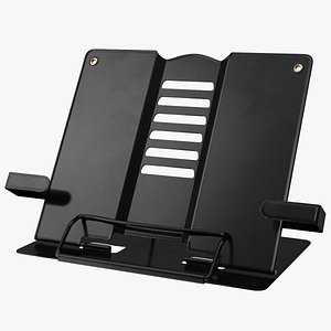 Adjustable Metal Book Stand Black model