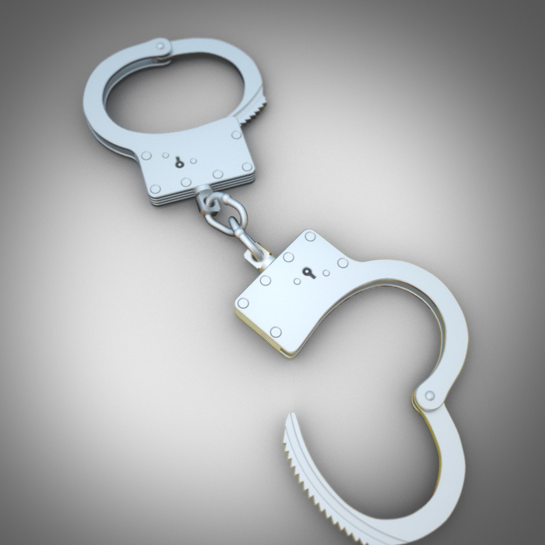 3d model handcuff cuff