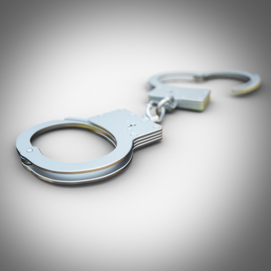 3d Model Handcuff Cuff