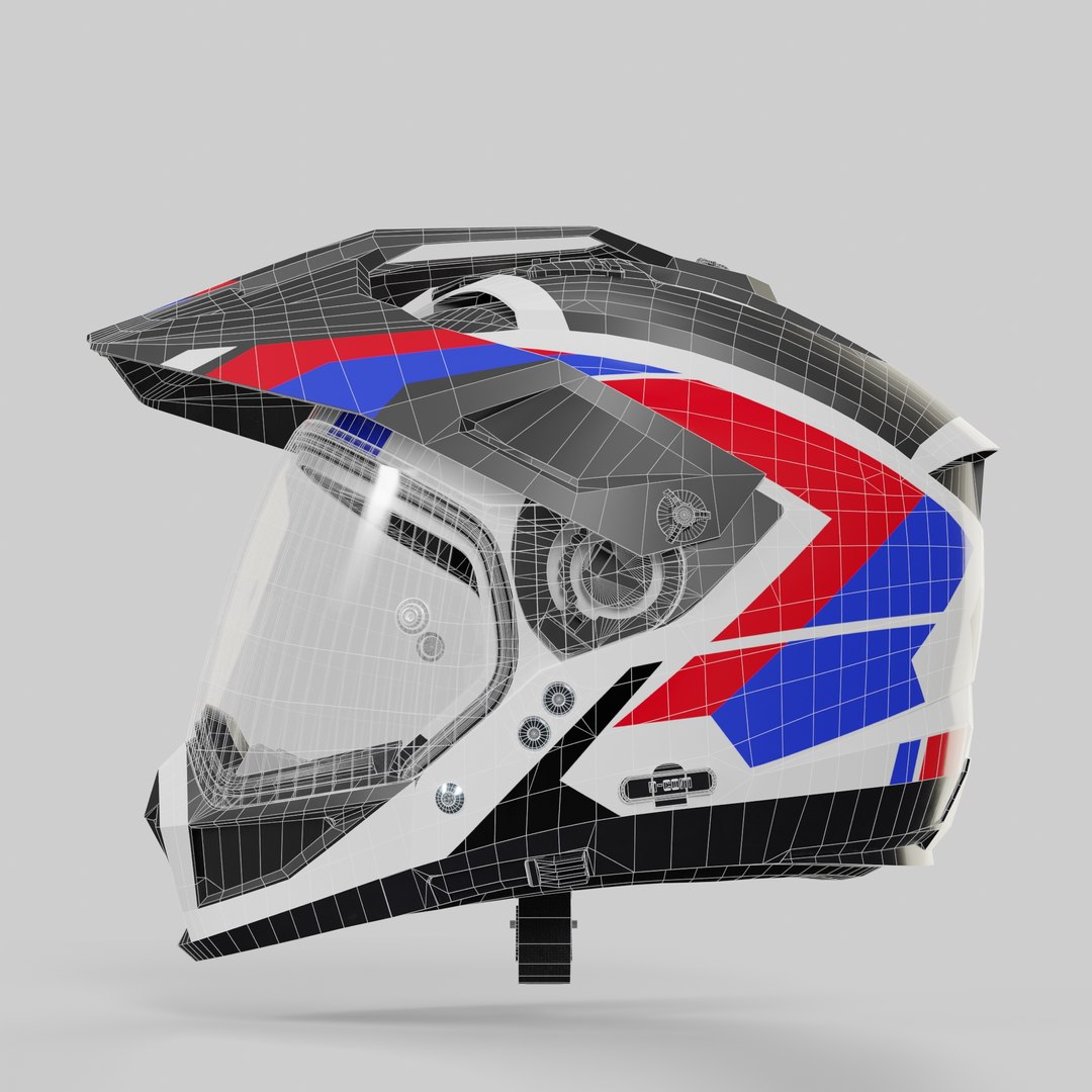 3D Modular Motorcycle Helmet With 7 Modes - TurboSquid 2384601